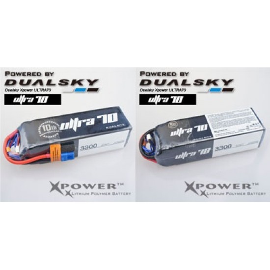 Dualsky XP27003ULT Lipo Battery x2