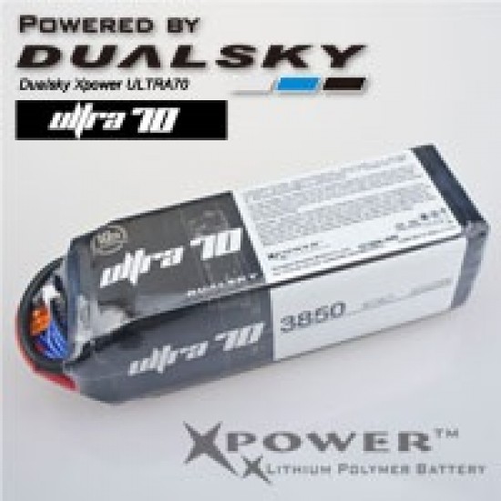 Dualsky XP38502ULT Lipo Battery x2