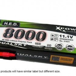 Dualsky XP62503HED Lipo Battery