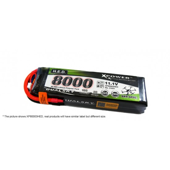 Dualsky XP80003HED Lipo Battery