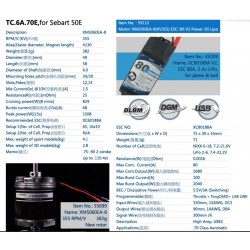 Dualsky TC.6A.70E TC.6A.70EX Tuning Combo