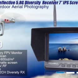 Feelworld FPV Monitor dual 32Ch 5.8GH receivers FPV720