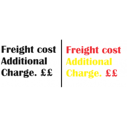 Freight cost Additional Charge