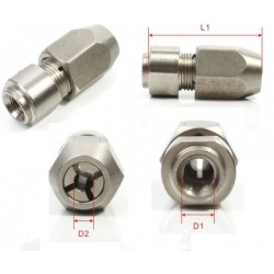 Collet Length=32mm Dia-A=M1/4-28 Dia-B=4mm