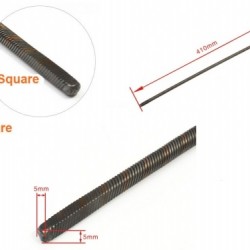 Flexible Axle (Both Square) Positive Length=410mm for Boats x 2 