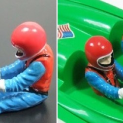 Resin Racing Figure for RC Boat length=32mm 