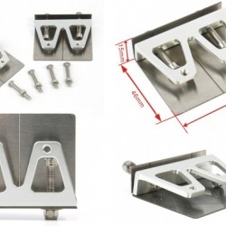 Trim Tabs for RC Boat Length=46mm 2 pieces