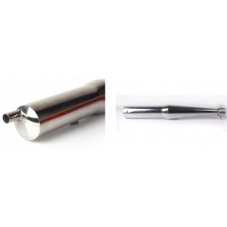 Exhaust Pipe with Stainless Steel Muffler L=430mm for RC Boat Engine