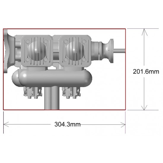 DLA-232CC Engine 