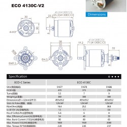 Dualsky ECO4130C Motor with Many KV to Choose
