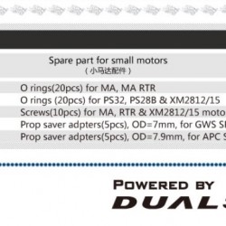 Dualsky XM2212MA-25 Micro Series Brushless Outrunners Motor x2