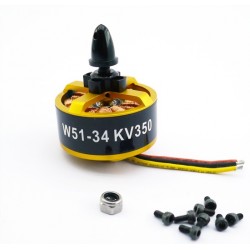 Hengli W5134 350KV Outrunner Brushless Disk Type Motor x2