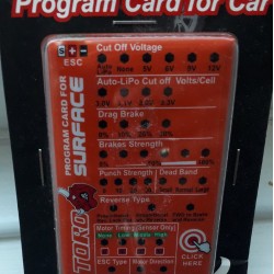 SKYRC Toro Program Card for Car