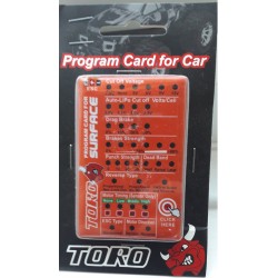 SKYRC Toro Program Card for Car