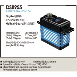 Dualsky DS8955 Brushless Digital Servo x2