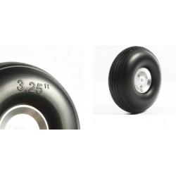 RC plane PU Wheel with Alu Hub 3.25 inch (pair)